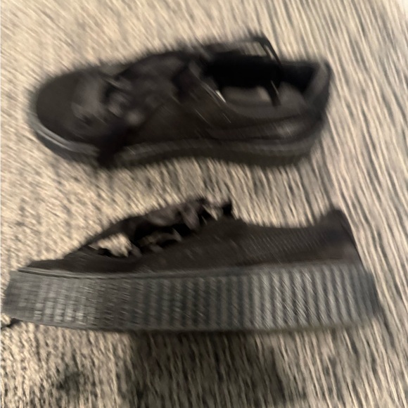 Puma Women's Black Suede Sneakers - Picture 4 of 4